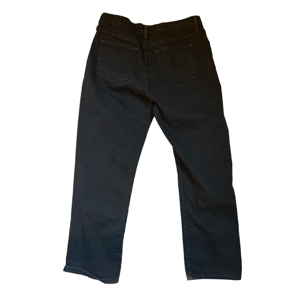 Riders By Lee BLACK Denim Jeans Size 12P Petite - Picture 5 of 7